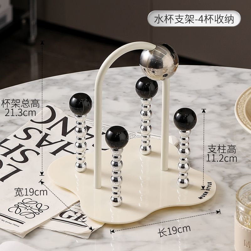 New Cup Set for Home Living Room Tea Cups Cream Style Housewarming Cups High-End Feel