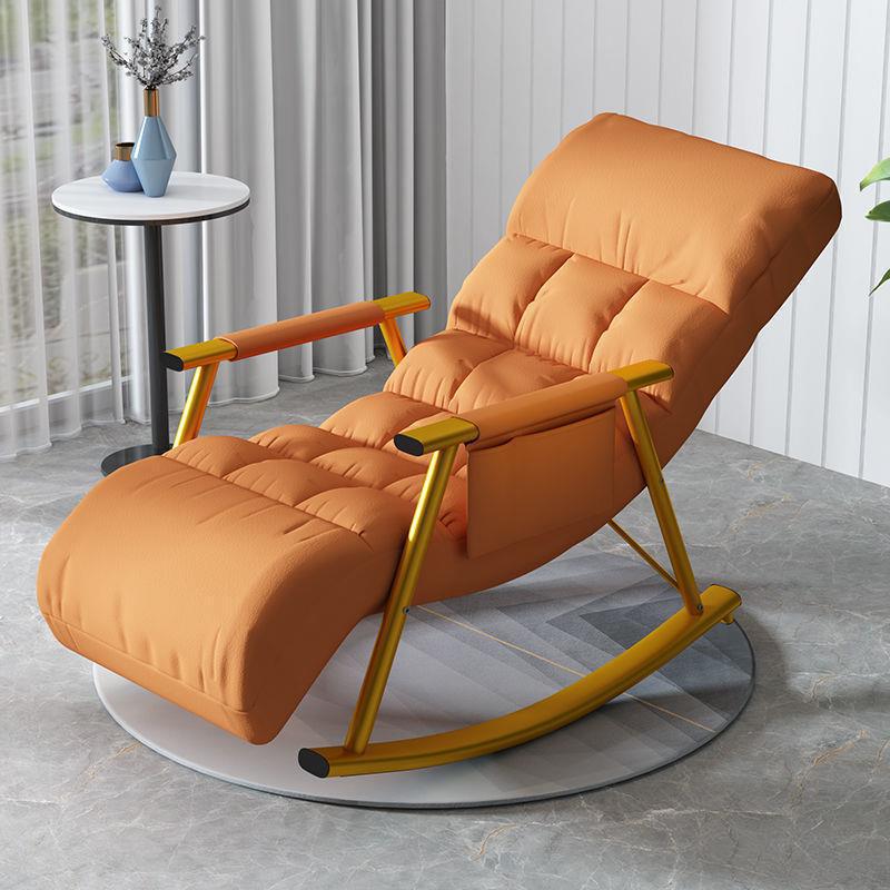 Living Room Light Luxury Rocking Chair Recliner Adult Balcony Home Leisure Chair Foldable Nap Lazy Sofa Rocking Chair