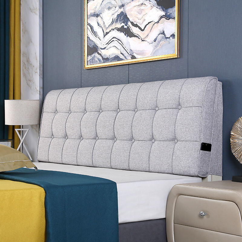Headboard Cushion Full Cover Cushion Soft Cover Light Luxury Pillow Modern Tatami Simple Self-Adhesive Anti-Collision Head Fixation