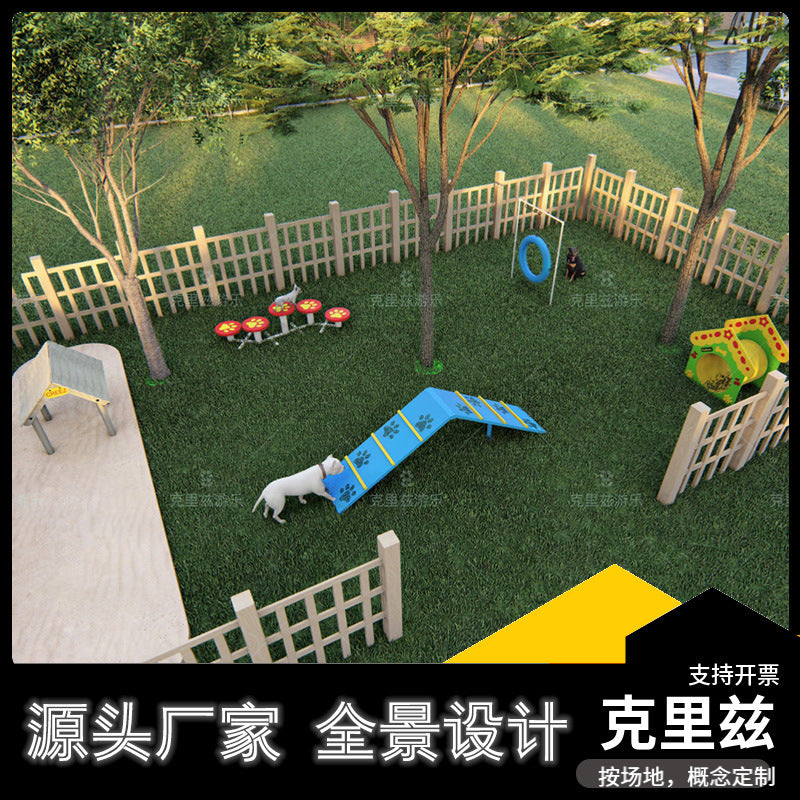 Kriz Pet Park Exercise Game Equipment Outdoor Dog Tunnel Pole Cute Pet Equipment Custom Planning