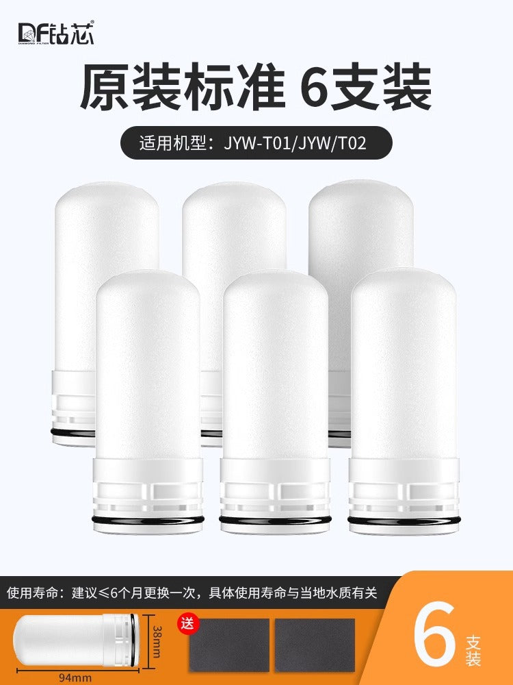 Faucet Water Purifier Water Filter Kitchen Tap Water Filter Direct Drinking Single Outlet Ceramic Filter Cartridge Wholesale