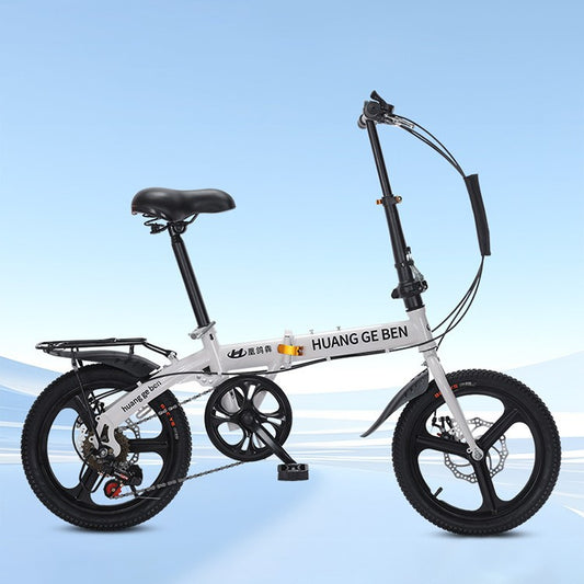 Wholesale folding bicycles20Adult Size Gift Speed Adjustable Student Bicycle Unisex Ultra-light Small Pedal