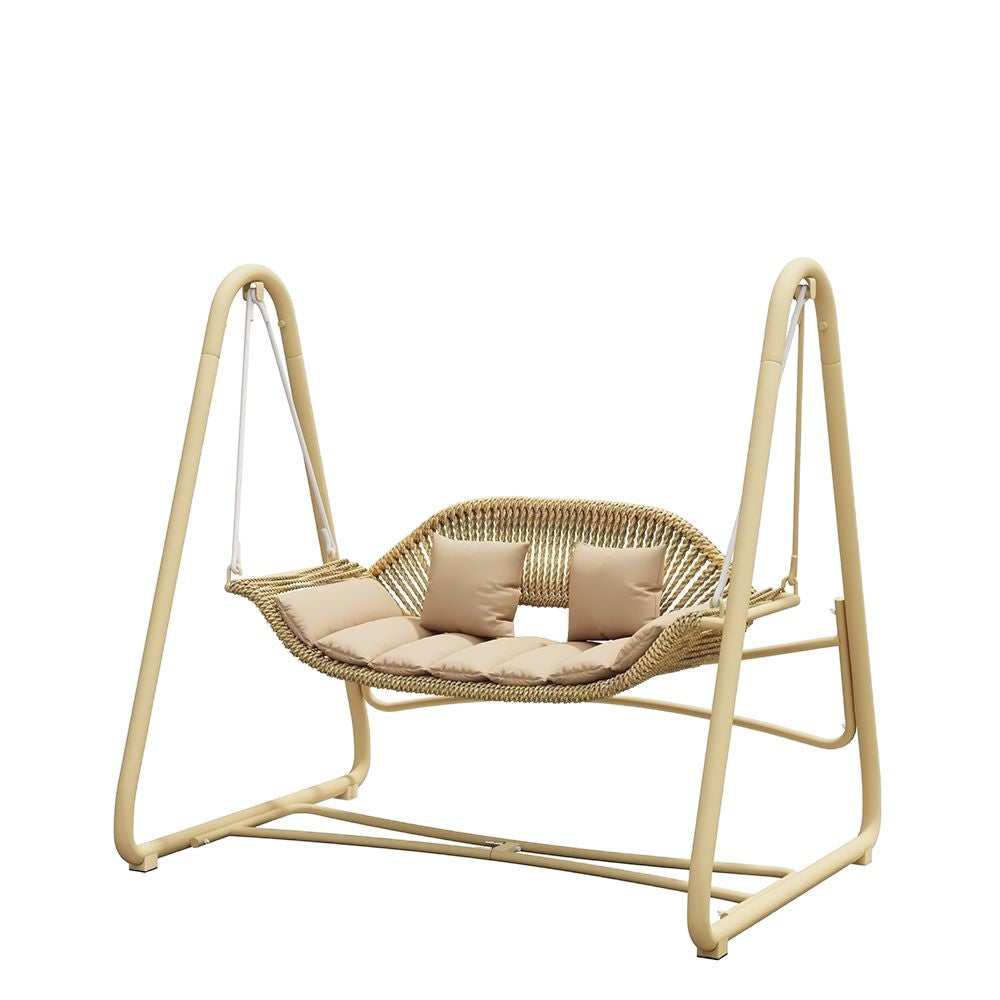 Outdoor Swing Courtyard Cradle Hanging Chair Villa Garden Balcony Terrace Leisure Lazy Internet Celebrity Double Swing Chair