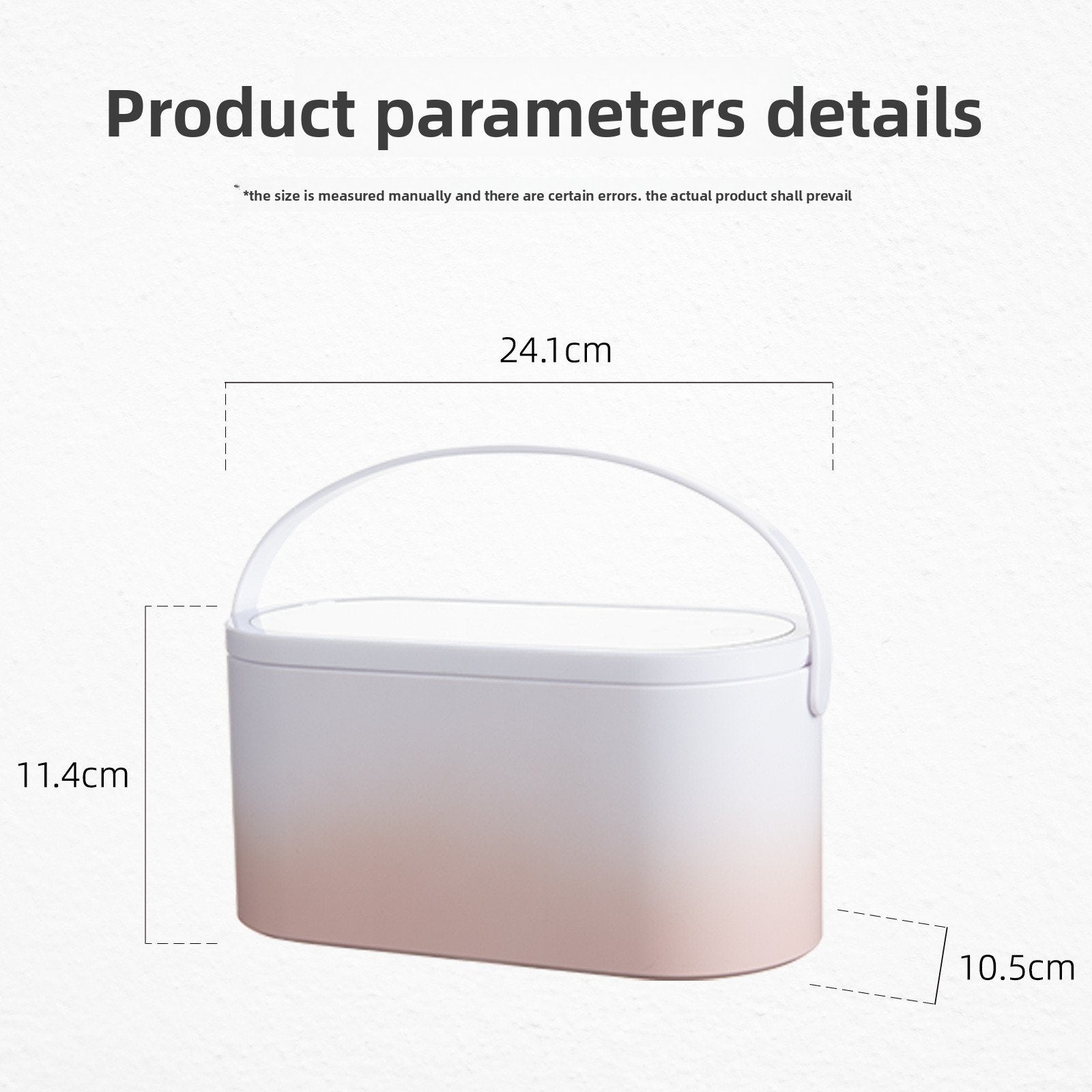 Outdoor travel storage box for dressing mirrors