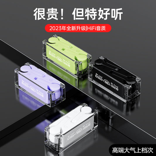 2025Binaural Wireless True Bluetooth Earbuds with Touch Control33New Noise-Cancelling Gaming Private Model Transparent