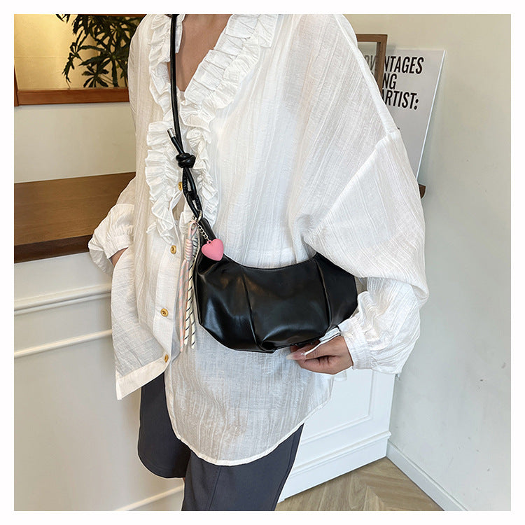 High-end Underarm Bag for Women2025New Trendy Fashion Versatile Casual Single Shoulder Bag Crossbody Dumpling Bag
