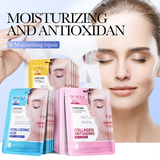 Full English Mask25gBIOAOUA Hyaluronic Acid Hydrating Collagen Retinol Moisturizing Cross-Border Wholesale