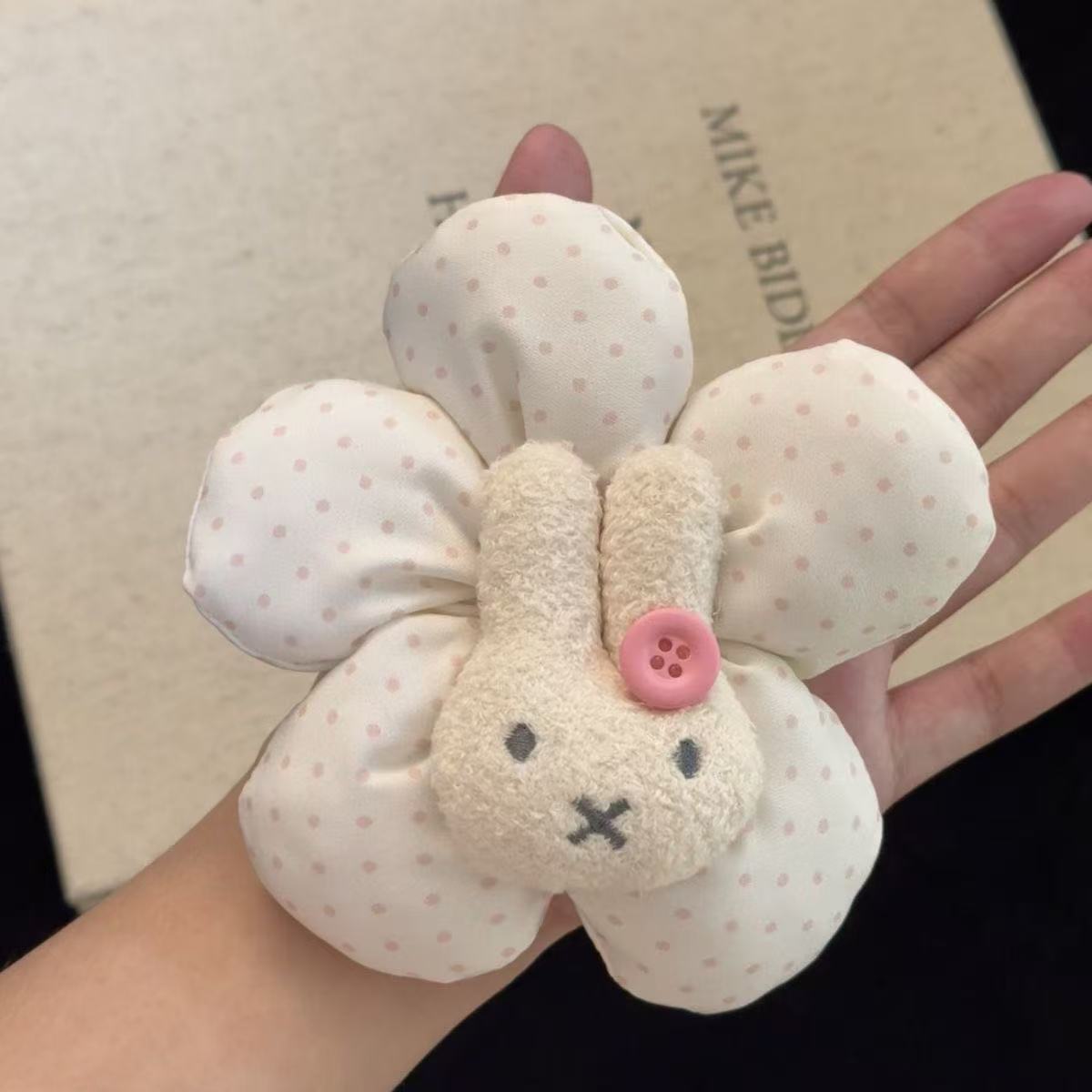 Cute Miffy Rabbit Hair Tie Scrunchie Mickey Sweet Hair Rope Flower Ponytail Bun Hair Tie