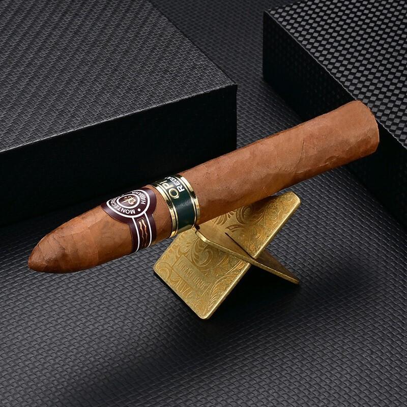 Dragon Eggplant （CIGARLOONG） Cigar Holder Lightweight Cross Portable Stainless Steel Folding Open and Close Holder