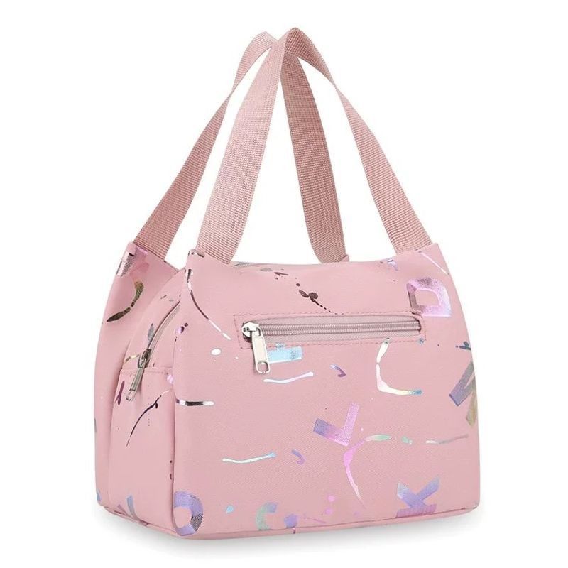 Cloth Bag Women Canvas Handheld Small Bag Oxford Cloth Waterproof Lunch Bag Phone Bag Women Bag New Style Mom Shopping Bag