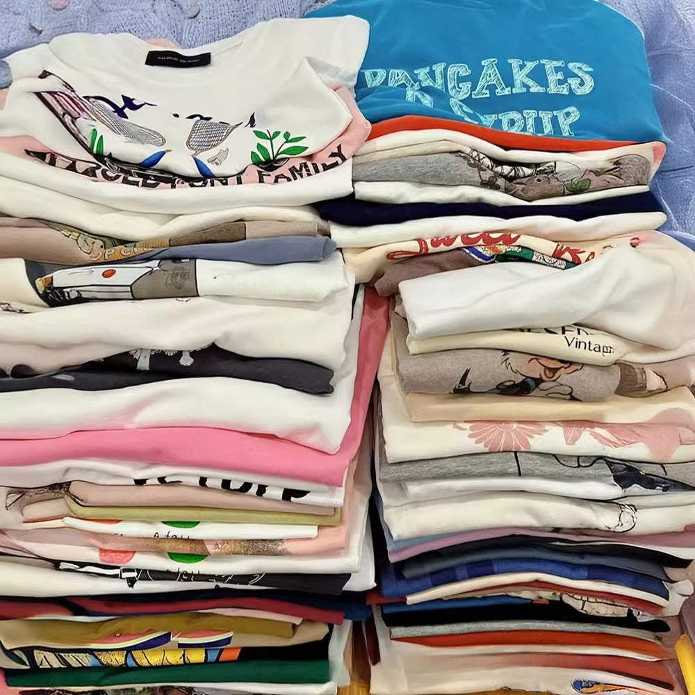 1Wholesale Supplies for Street Vendors 1688Summer New Women's Short Sleeve t T-shirt9.9Free shipping for wholesale women's clothing