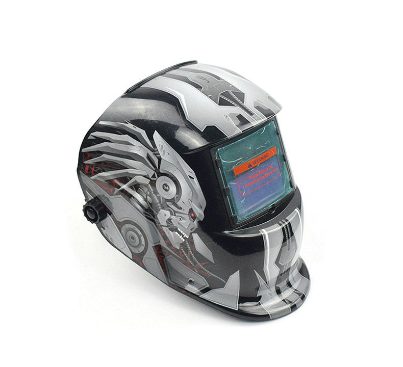 107Solar Automatic Dimming Welding Protective Mask Head-mounted Argon Arc Welding LCD Welder Mask