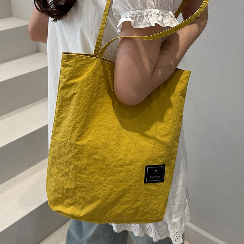 Foreign Trade New Solid Color Women's Bag Wholesale Large Capacity Women's Shoulder Bag Crossbody Bag ins Fashionable Versatile Commuter Bag