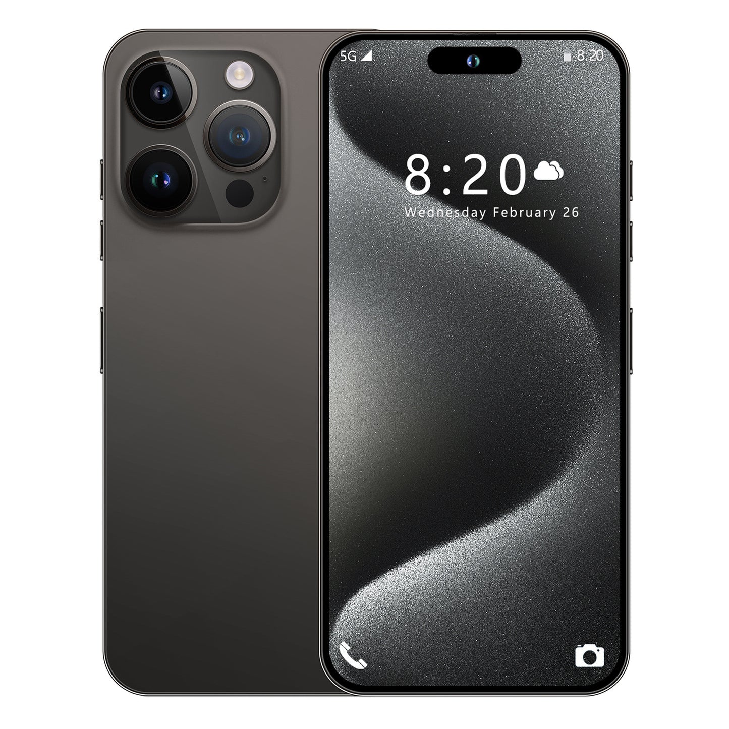Hot Sale I16 Pro Max Cross-border Mobile Phones16+1T Truly Smart Island7.3Inch Android8.1Meikeduo OZON Batch
