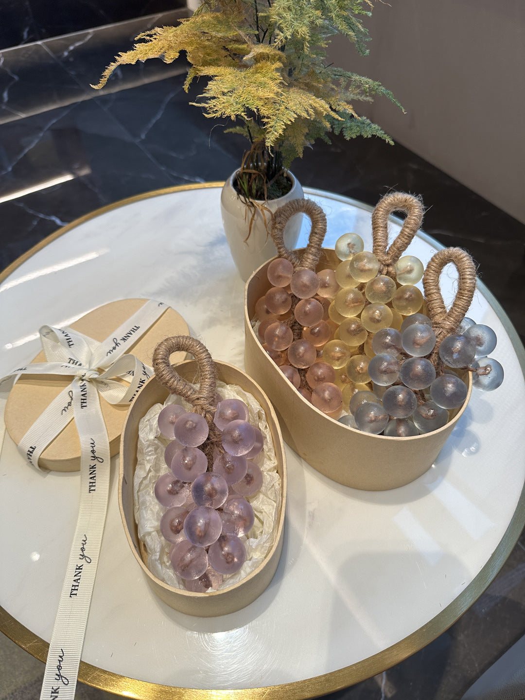 Crystal Grape Whole Bunch Soap Finished Product Simulation Soap Aromatherapy Soap Handmade Soap Gift Bath Bathroom Ornament Hanging Decoration