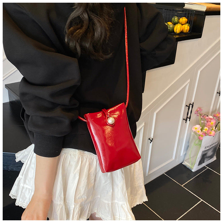New Chinese Style Mini Handbag for Women2024New high-end versatile coin purse casual single shoulder crossbody phone bag