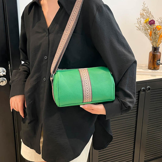 Genuine Leather Fashion Large Capacity Women's Bag2023New Top Layer Cowhide European and American Retro Casual Bag Trendy Single Shoulder Crossbody Bag