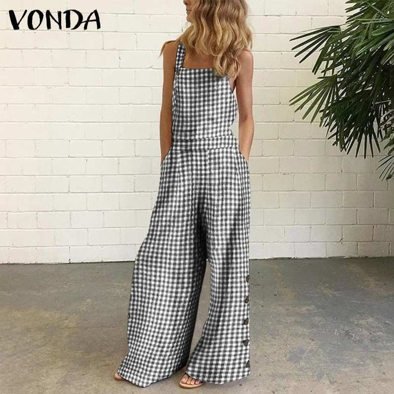 Independent Station European and American2025New Amazon Four-Color Polka Dot Wide-Leg Pants Long Pants Digital Print Backless Jumpsuit