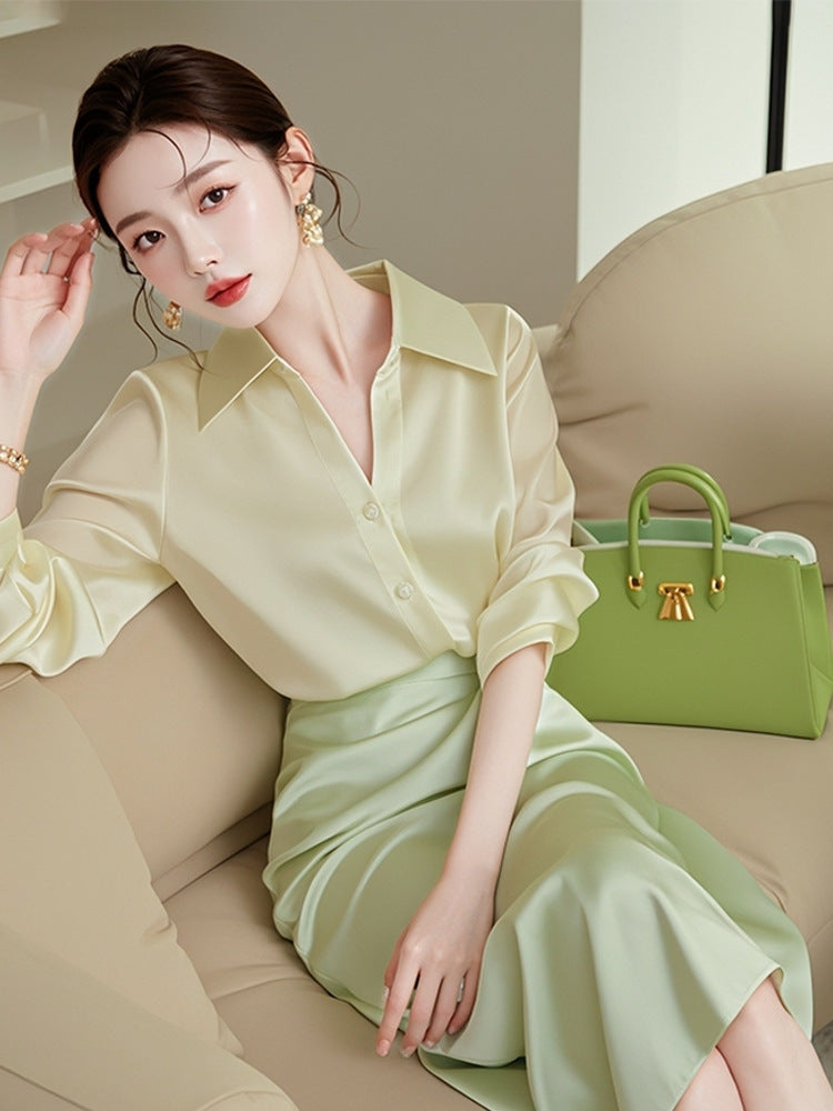 Early Autumn Matching Set Autumn Outfit Elegant Little Chanel Style2025New high-end fashion skirt set for women