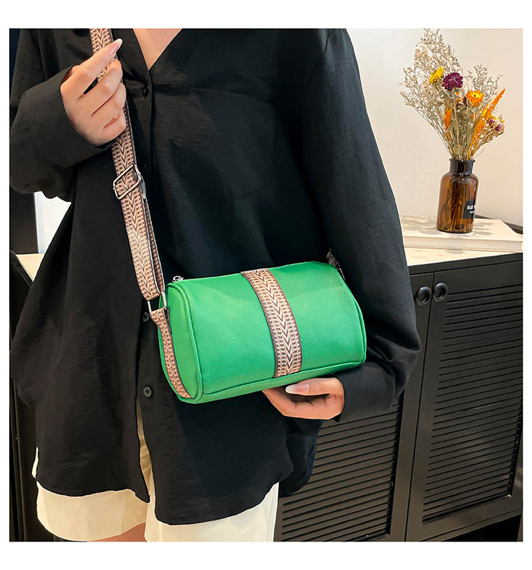 Genuine Leather Fashion Large Capacity Women's Bag2023New Top Layer Cowhide European and American Retro Casual Bag Trendy Single Shoulder Crossbody Bag