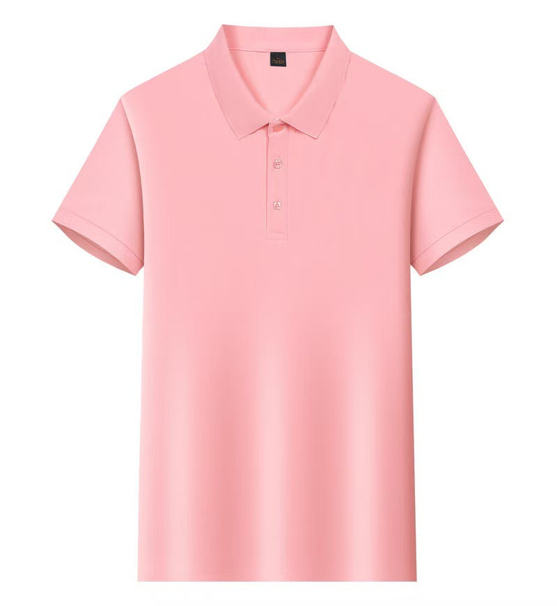 Short Sleeve polo Men's Summer Workwear Turn-down Collar Printed Work Shirt logo Patterned Advertising Shirt for Men polo Shirt