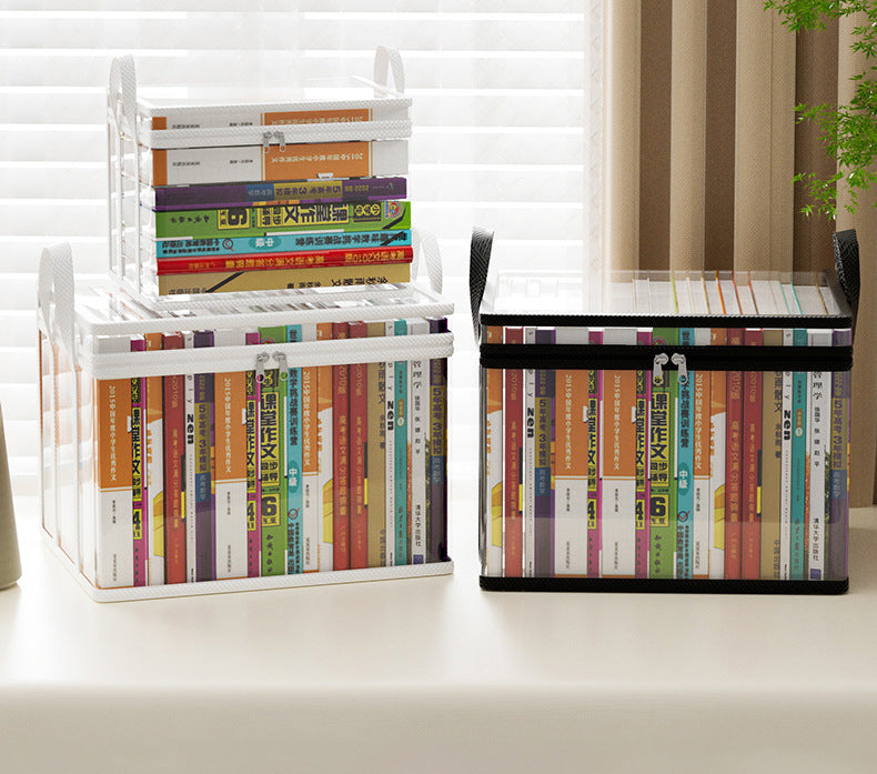 Manufacturer Direct Transparent Dustproof Book Bag Home Large Capacity Textbook Storage Bag Back-to-School Season Book Bag Transparent Dustproof http://detail.1688.com/offer/962604490167.html