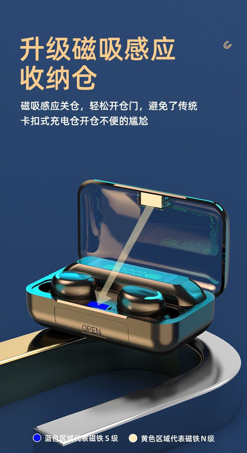 True Wireless Bluetooth Earbuds Dual Ear Noise Cancelling Low Latency In-Ear Sports Running Music Gaming E-Sports Long Battery Life