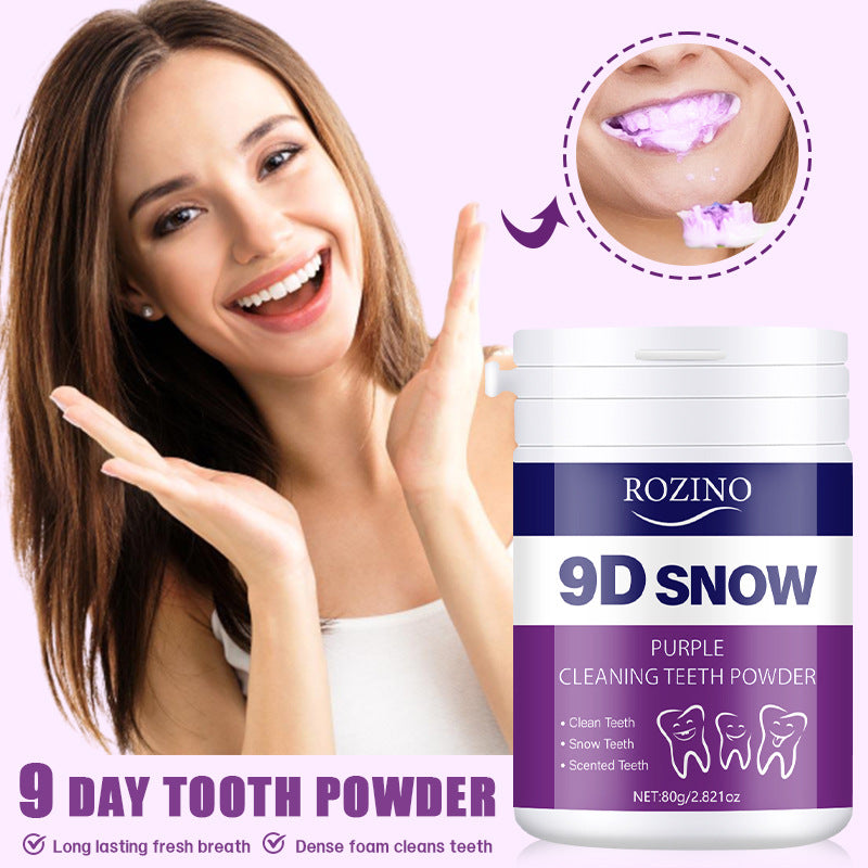 Exclusive for cross-border80g Tooth Powder Freshens Breath Removes Yellow Stains Removes Smoke Stains Removes Bad Breath Gentle Gum Care Tooth Powder Toothpaste