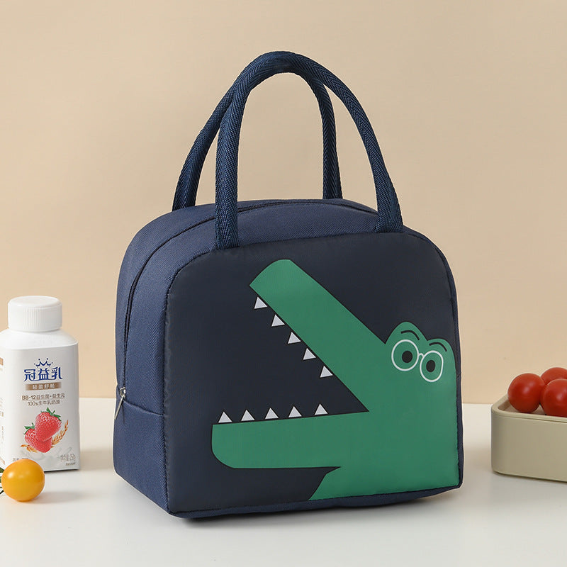 Lunch Box Handbag Bento Bag Insulated Bag Office Worker Lunch Bag Primary School Clothes Lunch Bag Pinny Rice Bag