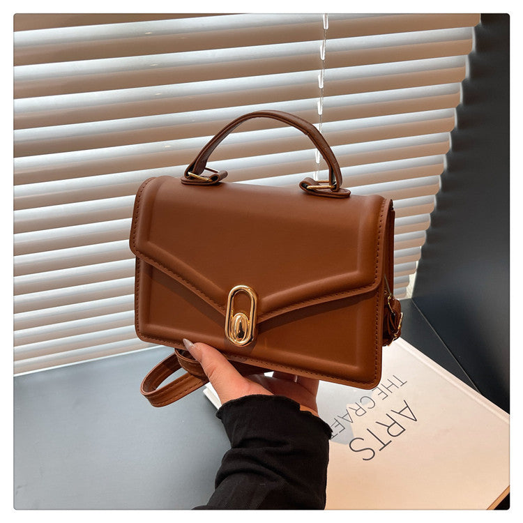 Fashionable and Elegant Small Square Bag2025Summer New Korean Style Niche Casual Commuter Crossbody Bag Trendy Shoulder Bag