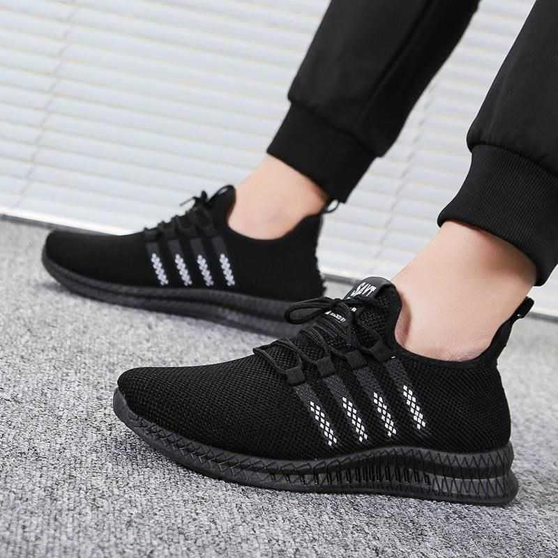 Men's Sneakers2024Spring New Trendy Casual Shoes Running Shoes Couple Shoes Mesh Flyknit Shoes Export