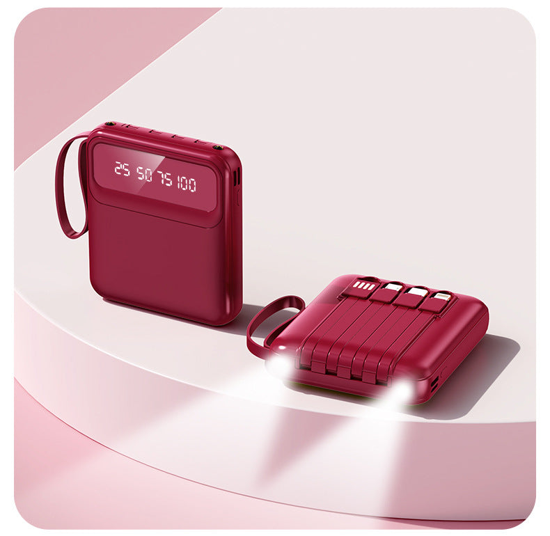 Cross-border wholesale mini power bank3c Authentication20000mAh Large Capacity Power Bank Gift Printing logo