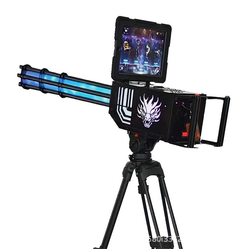 Share ar Gatling Gun Game Gun VR Shooting Children's Motion Sensing3DAR Game Console Internet Celebrity Stall Equipment Real Scene