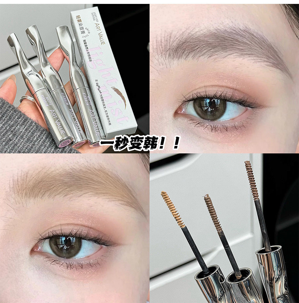 Art Value Light Mist Long-lasting Eyebrow Dye Korean Style Light Brown Matte Eyebrow Cream for a Natural Look with Distinct Hair Lines829