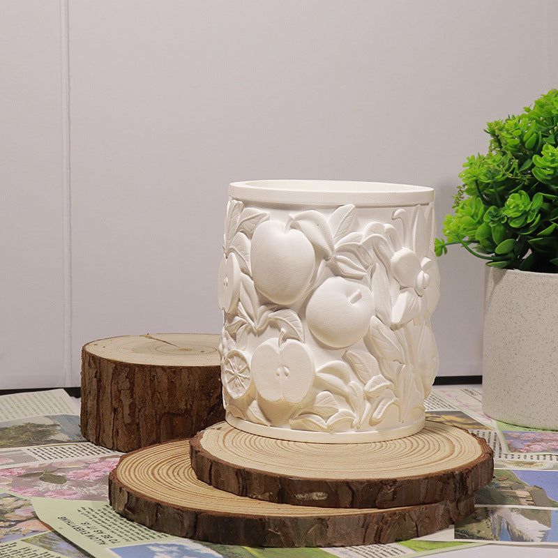 Lily diy Butterfly Rose Scented Candle Empty Cup Souvenir Plaster