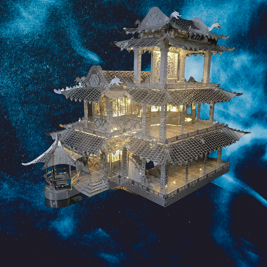 Adult High-Difficulty Stress Relief3D Model Handmade Assembly Boredom Relief Creative 3D Puzzle Art Ornament