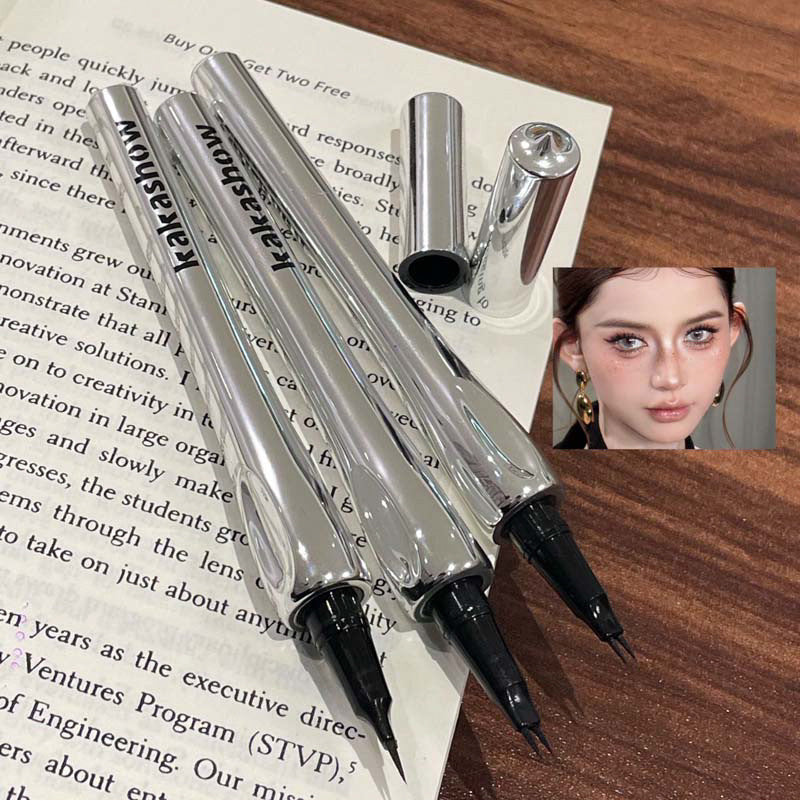 kakashow Two-Pronged Eyebrow Pencil with Fluorescent Hair, Distinct Wild Eyebrows, Waterproof and Sweatproof, Natural Look C479