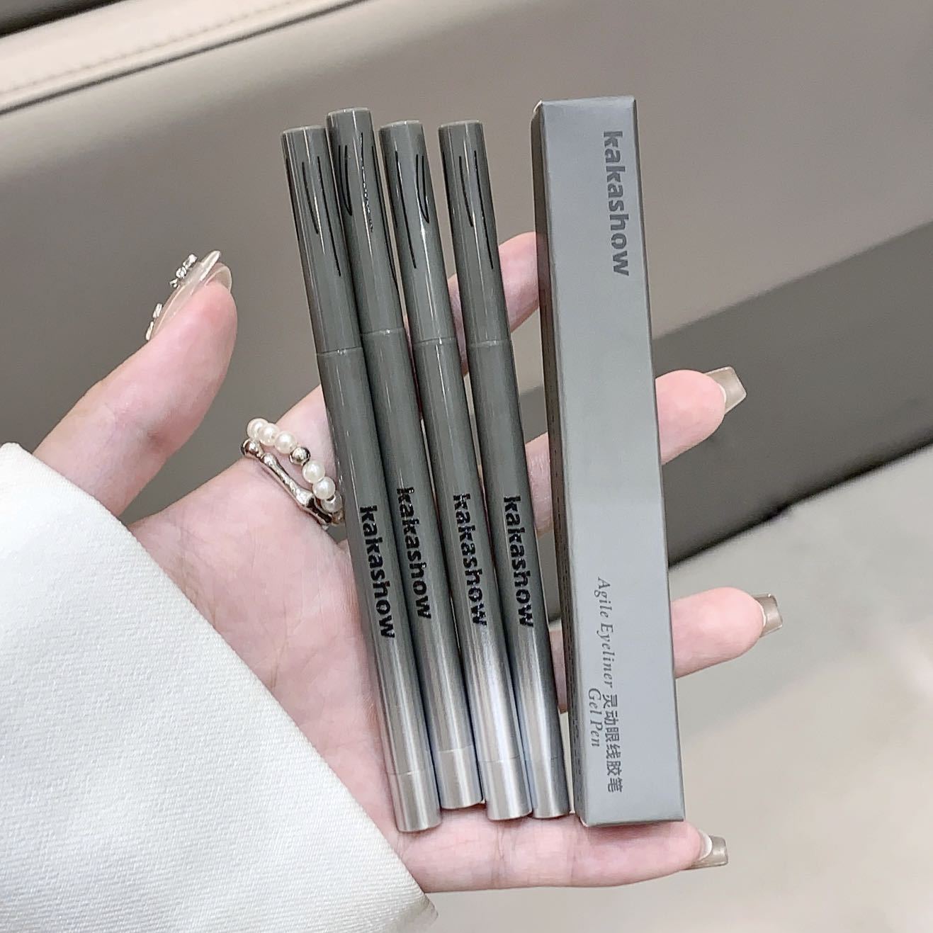 kakashow Smart Blade Eyeliner Gel Long-lasting Color Natural Eye Makeup Waterproof Sweat-proof Smudge-resistant C415
