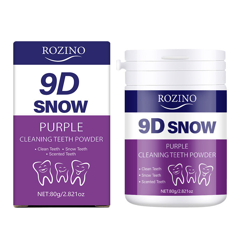 Exclusive for cross-border80g Tooth Powder Freshens Breath Removes Yellow Stains Removes Smoke Stains Removes Bad Breath Gentle Gum Care Tooth Powder Toothpaste