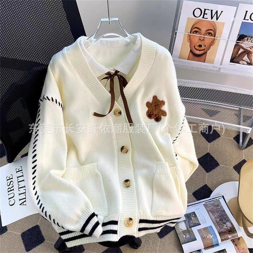 Women's Short Sweater Shirt