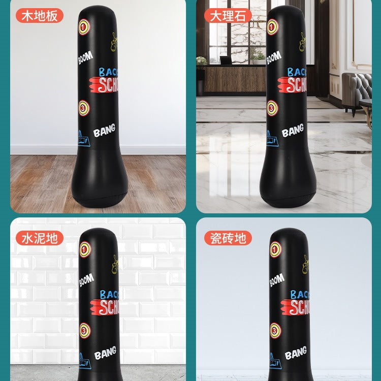 Inflatable Punching Bag Punching Column Standing Sandbag Adult Home Training Equipment Children's Equipment
