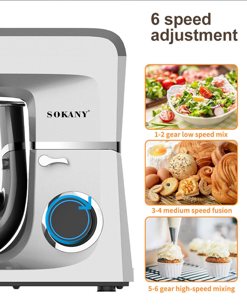 Export Stainless Steel11L Dough Mixer Household Dough Kneading Machine Chef Machine Egg Beater Stand Mixer 269