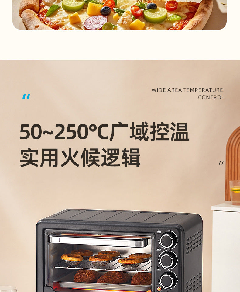 Chigo22Shengduo Knob Electric Oven Household Multi-Functional Baking Dormitory Kitchen Bread Machine Source Factory