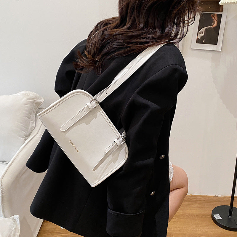 2025Spring New Crossbody Handbag Underarm Fashion Versatile Trendy Internet Celebrity Design High-Quality Texture Girlfriend Bag