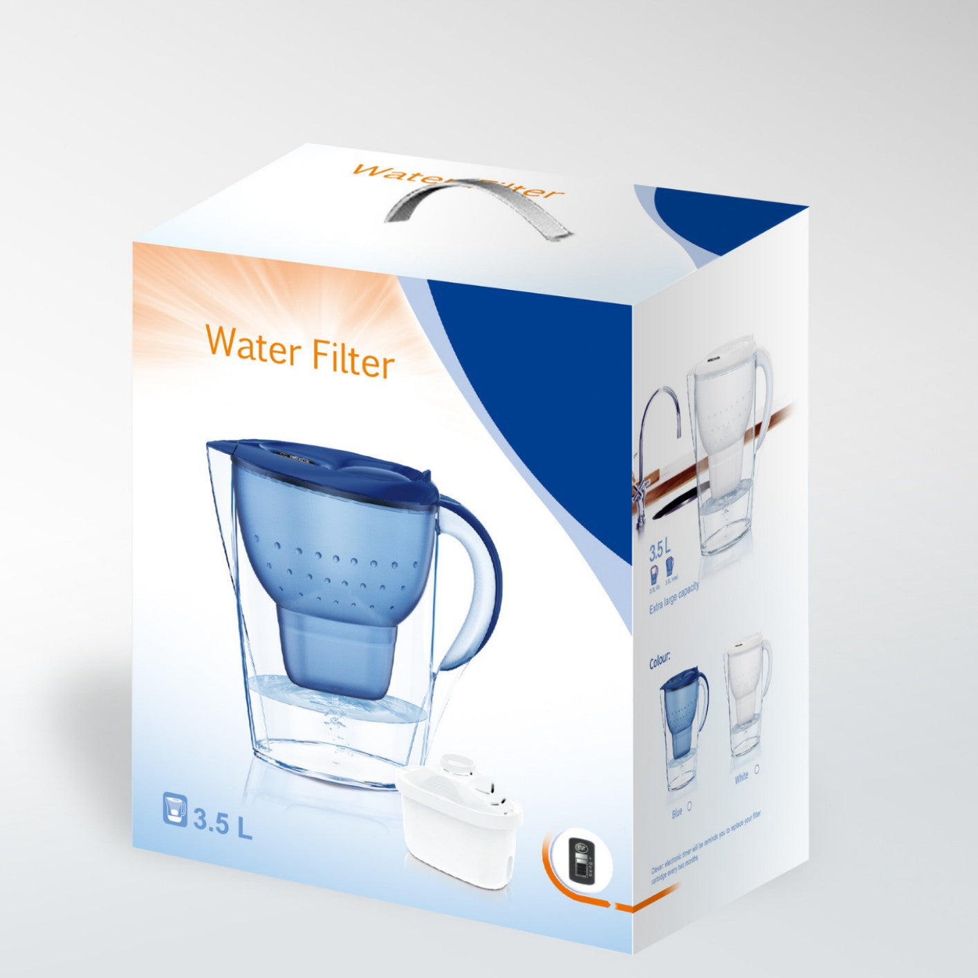 Factory direct sales Water Purifier Bottle Kitchen Household Water Purifier Activated Carbon Water Filter Pitcher Water Filter Dropshipping