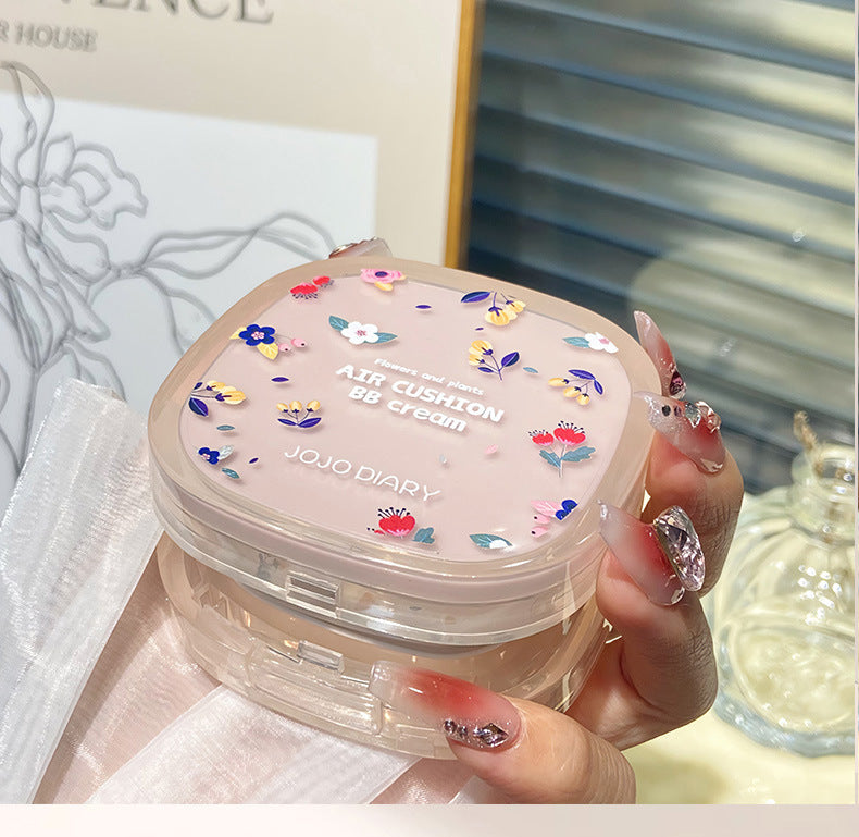 JOJO DIARY Long-lasting Diary Flower Language New Rhyme Cushion BB Cream Natural Concealer Long-lasting CC Foundation Liquid for Women