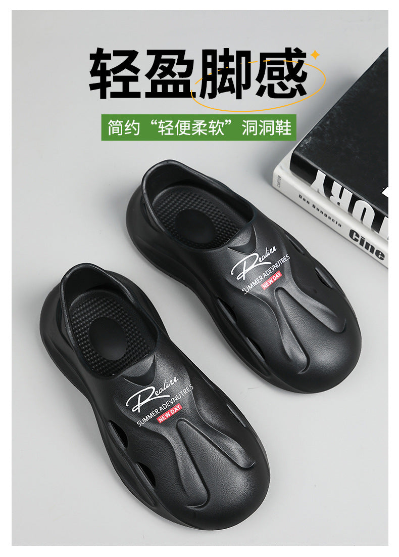 Driving Shoes for Men, Summer New Style Fishing Outdoor Closed-Toe Thick-Soled Non-Slip Odor-Free Sandals for Women