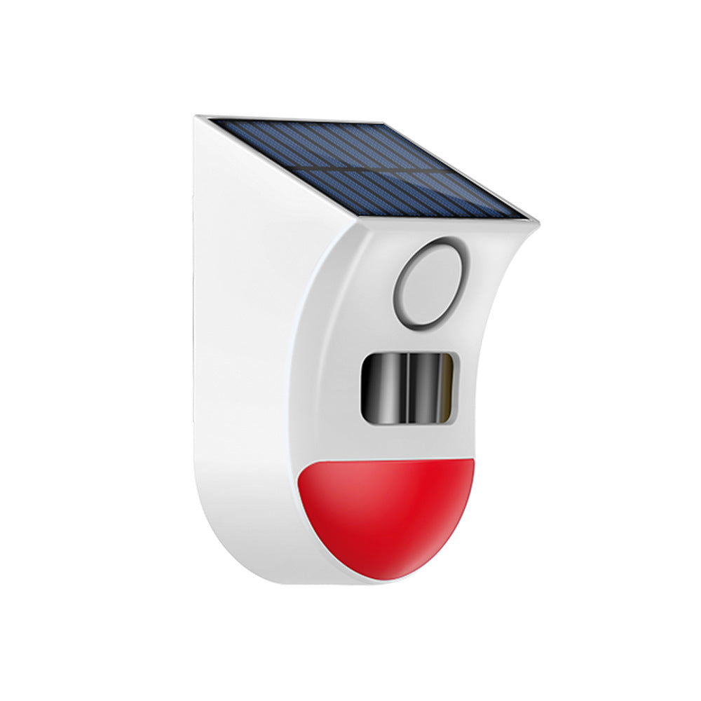 Cross-border Solar Sound and Light Alarm Light Anti-theft Alarm Human Body Infrared Sensor Orchard Remote Control Alarm