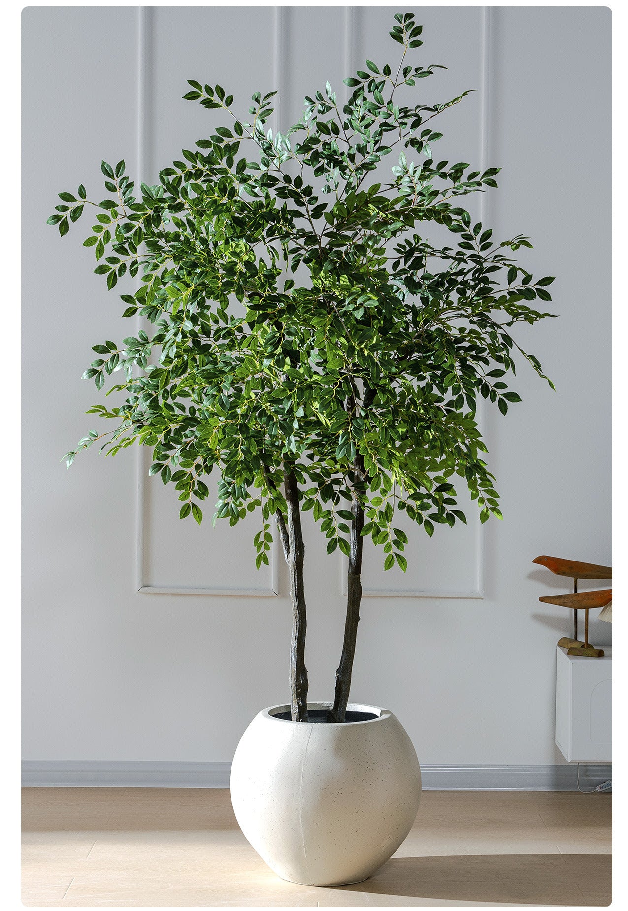 High-End Artificial Green Plant Elm Money Tree Banyan Tree Large Floor Plant Indoor Living Room Atmosphere Fake Tree Landscaping Decoration