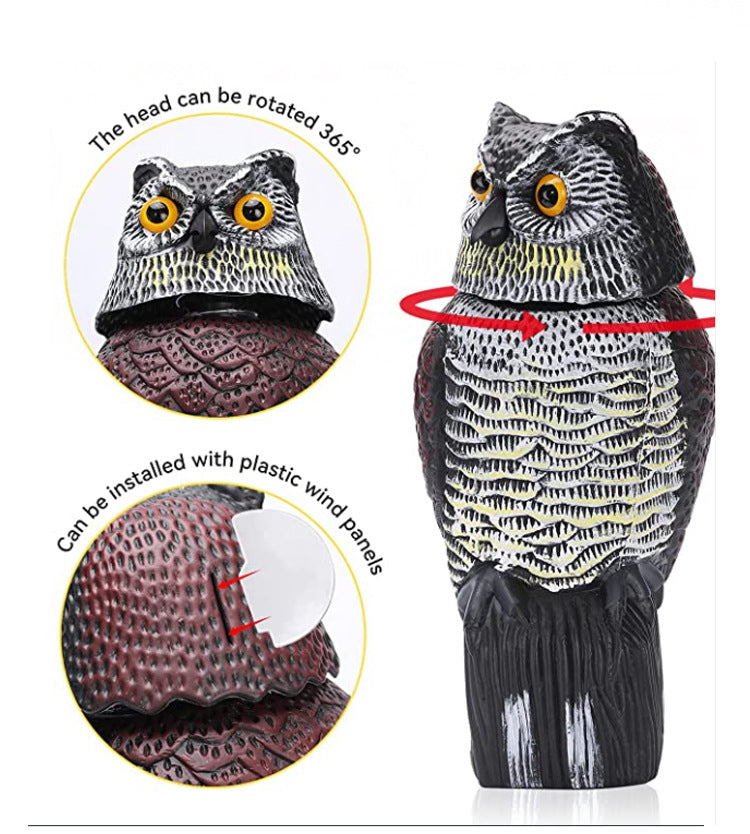 Cross-Border Garden Decoration Simulation Owl Ornament Creative Animal Model Small Yard Landscaping Gardening Decoration Free Shipping